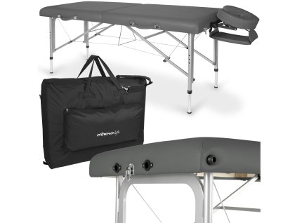 SIMPLY Összecsukható masszázságy ALT K622 – sötétszürke