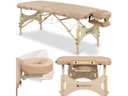 SIMPLY Összecsukható masszázságy BT K607 Moco bézs