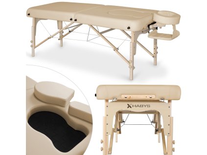 SIMPLY Összecsukható masszázságy OT K607 Moco bézs