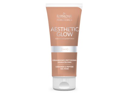 55436 farmona aesthetic glow ceramid peptidova gelova maska 200ml