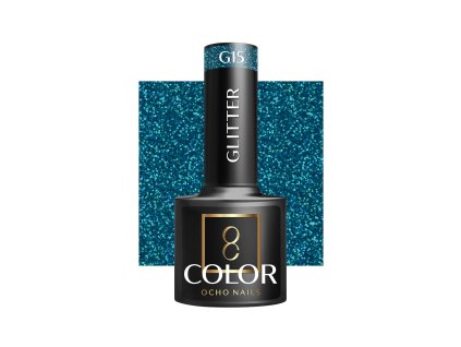 OCHO NAILS Géllakk, körömlakk  glitter G15 -5 g