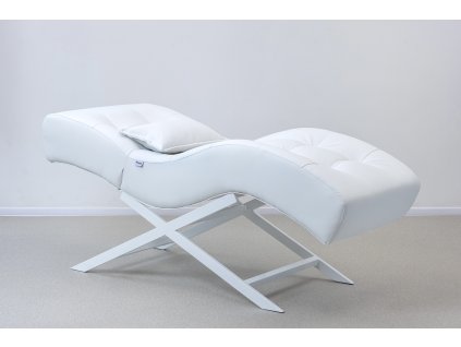 Kosmetické lehátko Lash style WINNIE P se zabudovaným podhlavníkem, barva na přání (Barva 1, Podstava bílá)