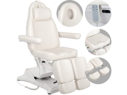 Pedikűr szék, elektromos kezelőszék Simply Comfort 41P fehér