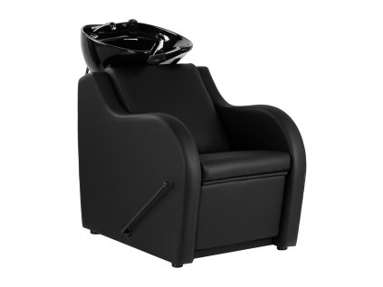 57284 kadernicky myci box s manualne nastavitelnym podnoznikem simply wash basic cerna