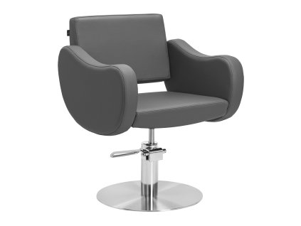 Fodrászszék Simply Style B240 – szürke, krómozott talp