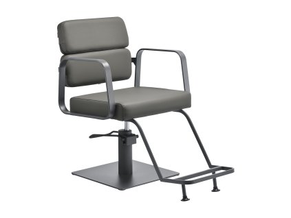 Fodrász szék, fodrászszék Gabbiano Porto – szürke, elegáns kivitel