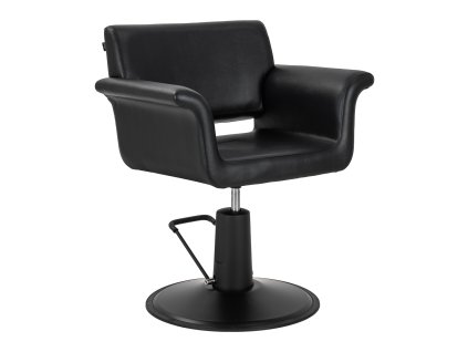 Fodrász szék Largo – fekete