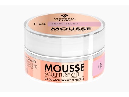 Építőzselé MOUSSE GEL 04 Berry Blush 15 ml