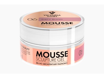 Építőzselé MOUSSE GEL 06 Dirty Blush 15 ml