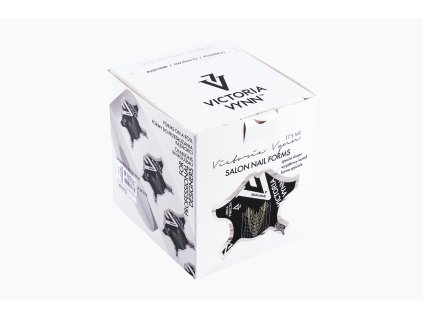 Sablonok körömhosszabbításhoz SALON NAIL FORMS BLACK 100 db