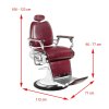 16662 5 kadernicke kreslo gabbiano barber moto style bordo