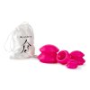 Szilikon lombikok 4 darabos készlet, rózsaszínű