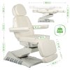 Elektromos kozmetikai ágy Simply Elegance 5 – fűthető, fehér