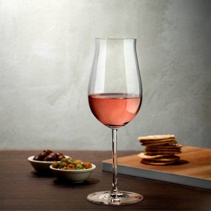 Vintage Set of 2 Rosé Wine Glasses 3