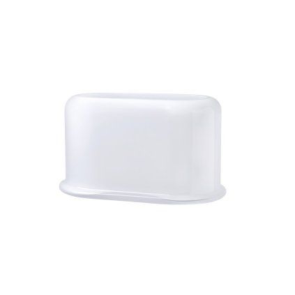 Layers Vase Wide Opal White