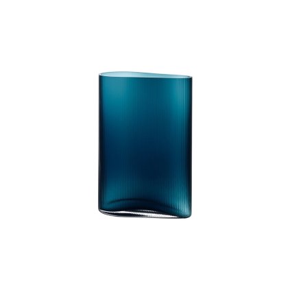Mist Vase Short Petroleum Green