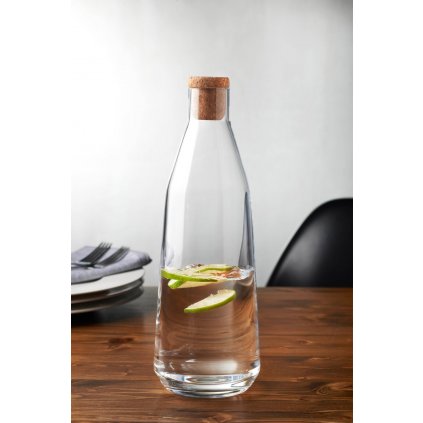 Rhythm Water Carafe Clear with Cork Stopper 3