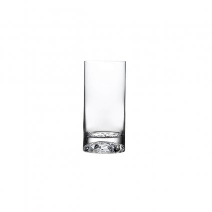 Club Set of 4 High Ball Glasses Medium with Ripple Effect