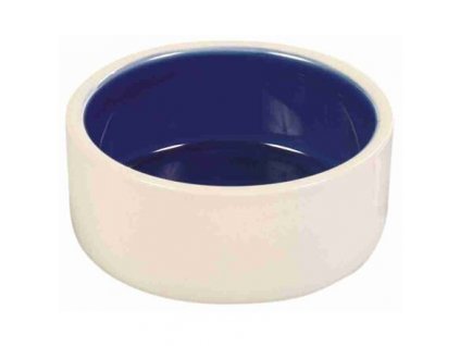 Keramická miska malá 0,35l/12 cm - bílá/modrá