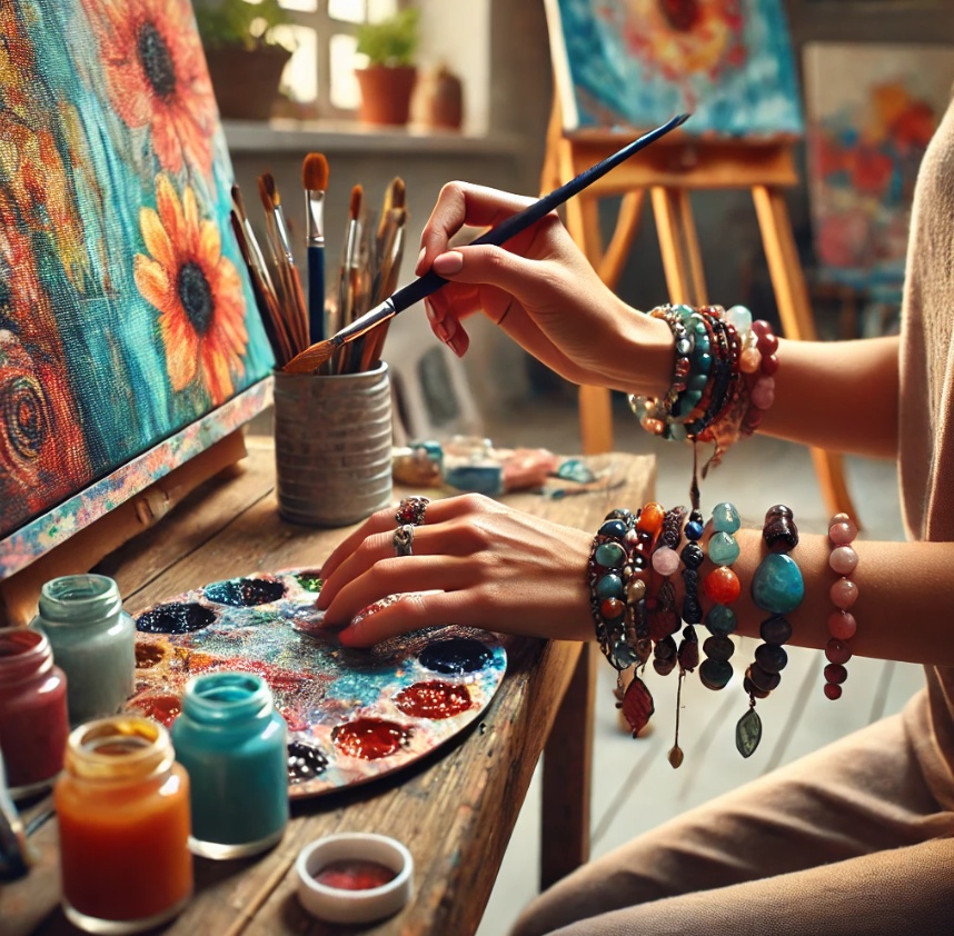 Náramky pro kreativce - minerály na podporu inspirace a tvořivosti