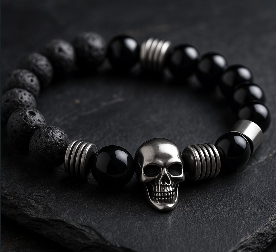 Rock a metal look: láva, onyx a ocel