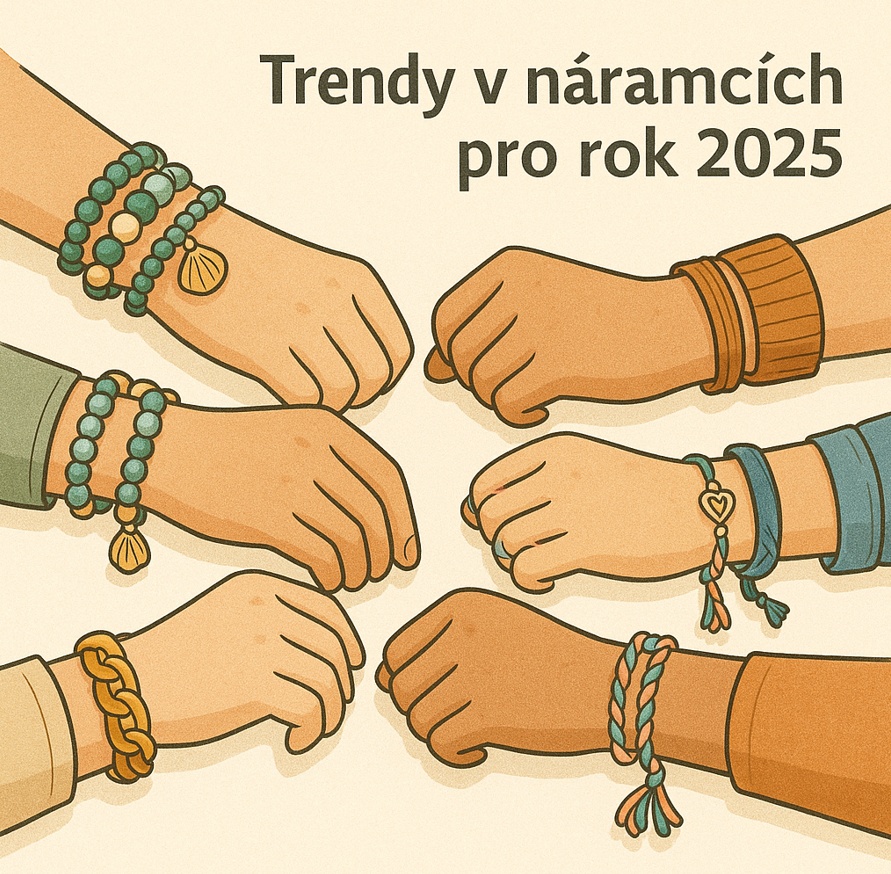 Trendy v náramcích pro rok 2025