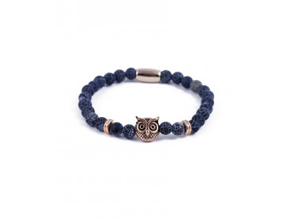 rose gold sova se zimnimi kameny