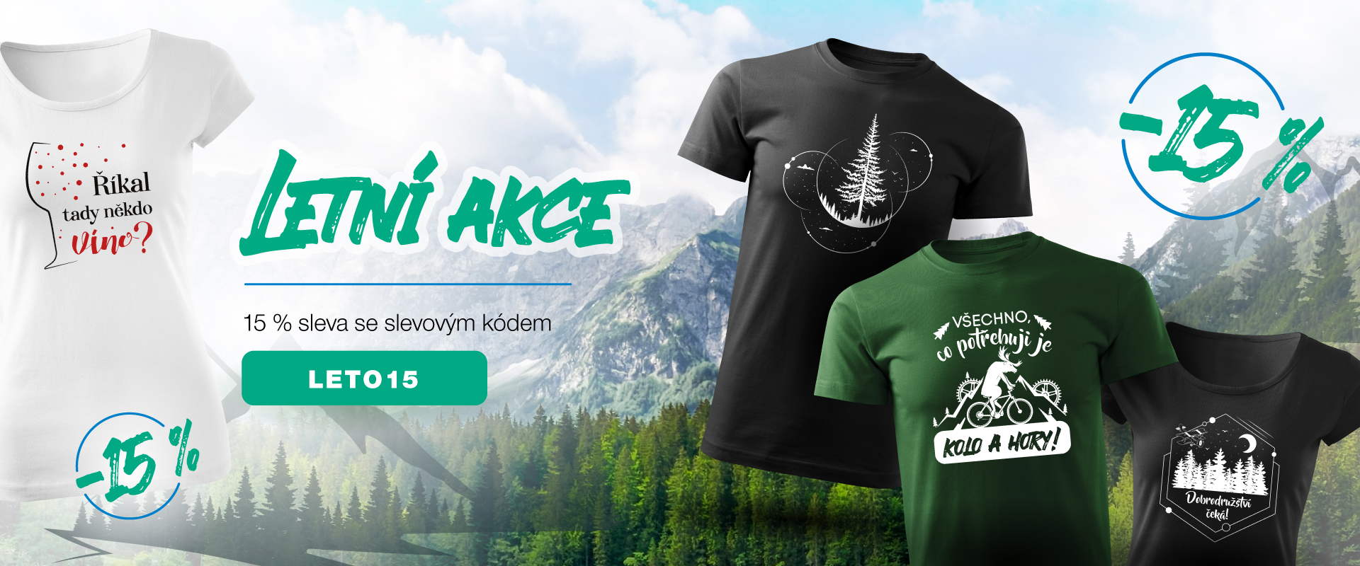 Letní akce 15 %