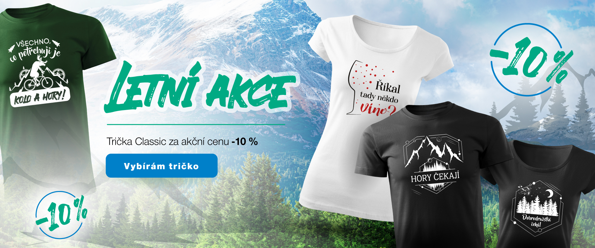 Letní akce trička
