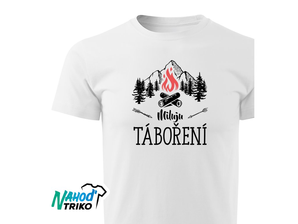 Tričko pánské Comfort Miluju táboření