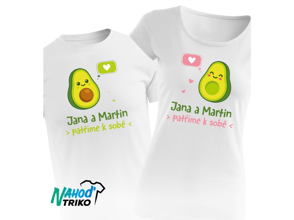 Párová trička Avokáda