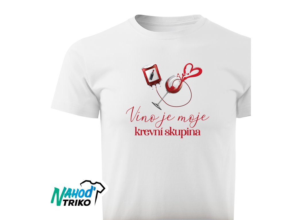Tričko pánské Comfort Moje krevní skupina