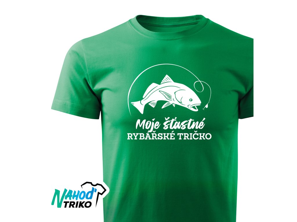 Tričko pánské Comfort Šťastné rybářské tričko