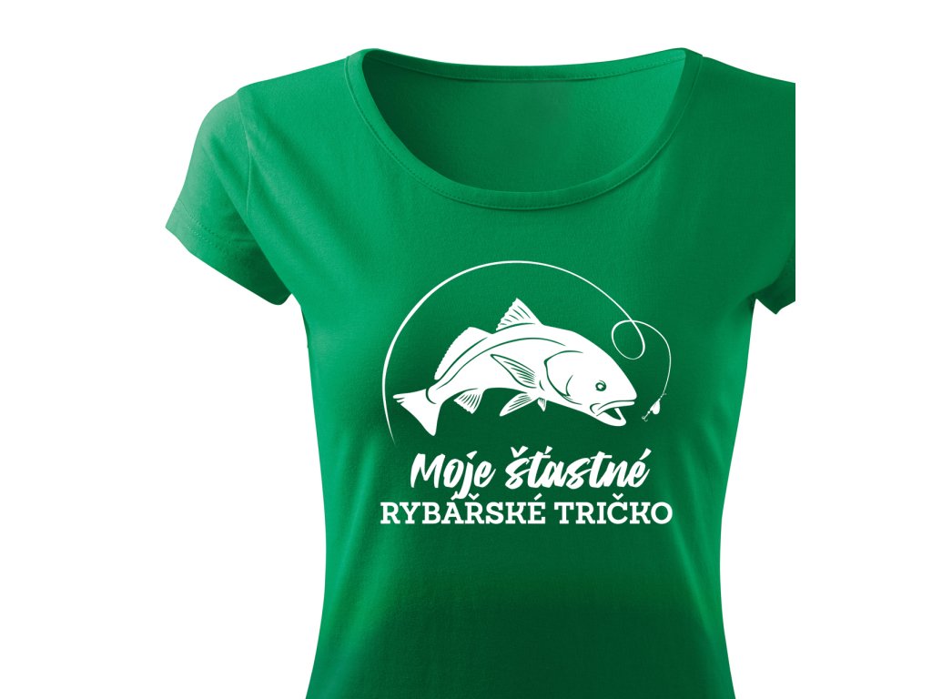 Tričko dámské Classic | Šťastné rybářské tričko