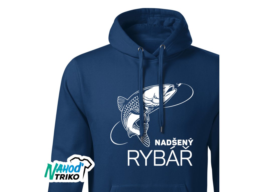 Pánská mikina s kapucí Nadšený rybář