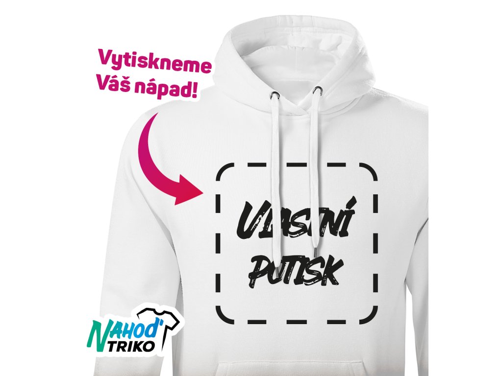 Pánská mikina s kapucí Vlastní potisk