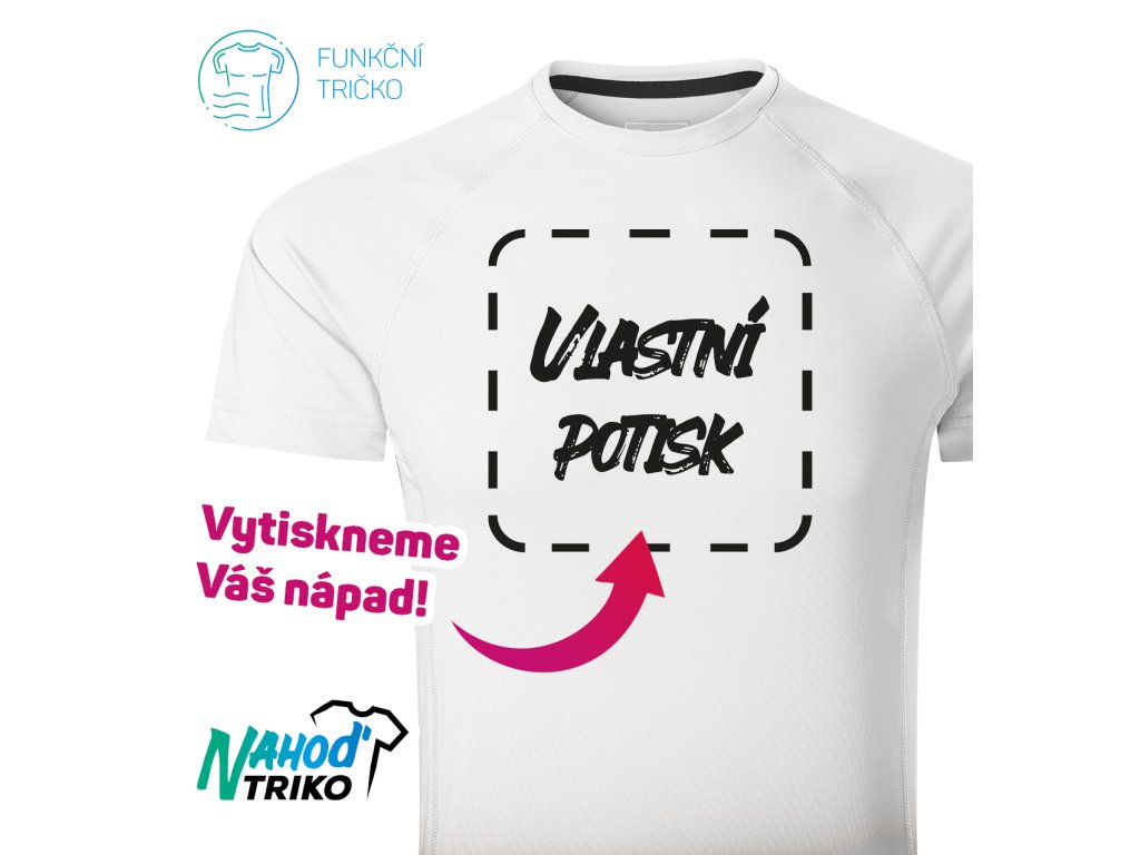 Funkční tričko pánské Sport Vlastní potisk