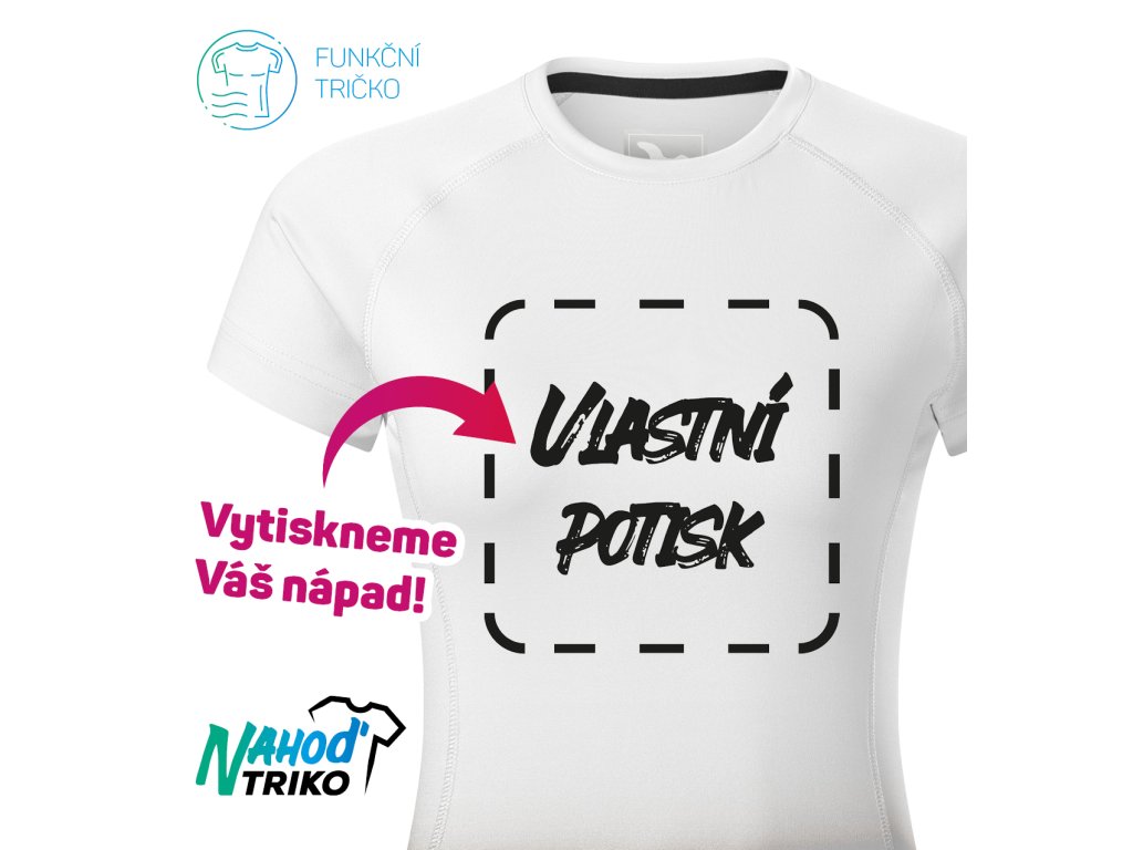 Funkční tričko dámské Sport Vlastní potisk
