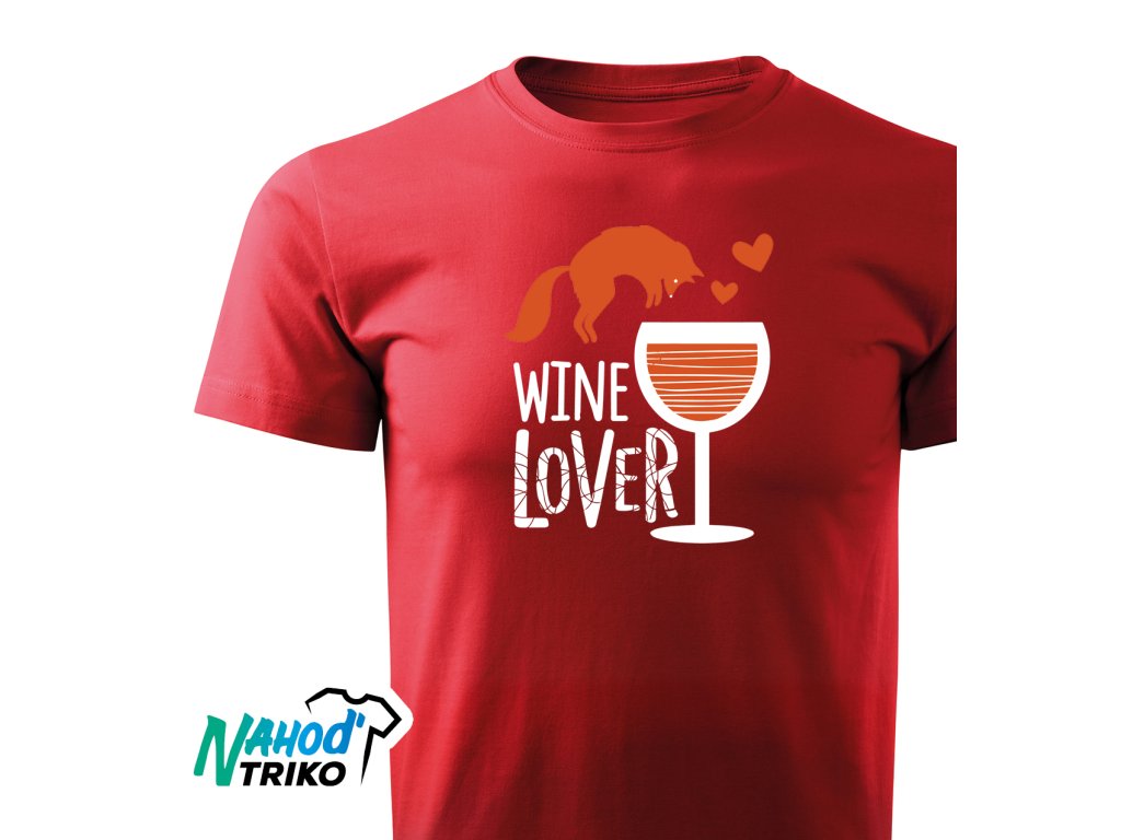 Tričko pánské Comfort Wine Lover