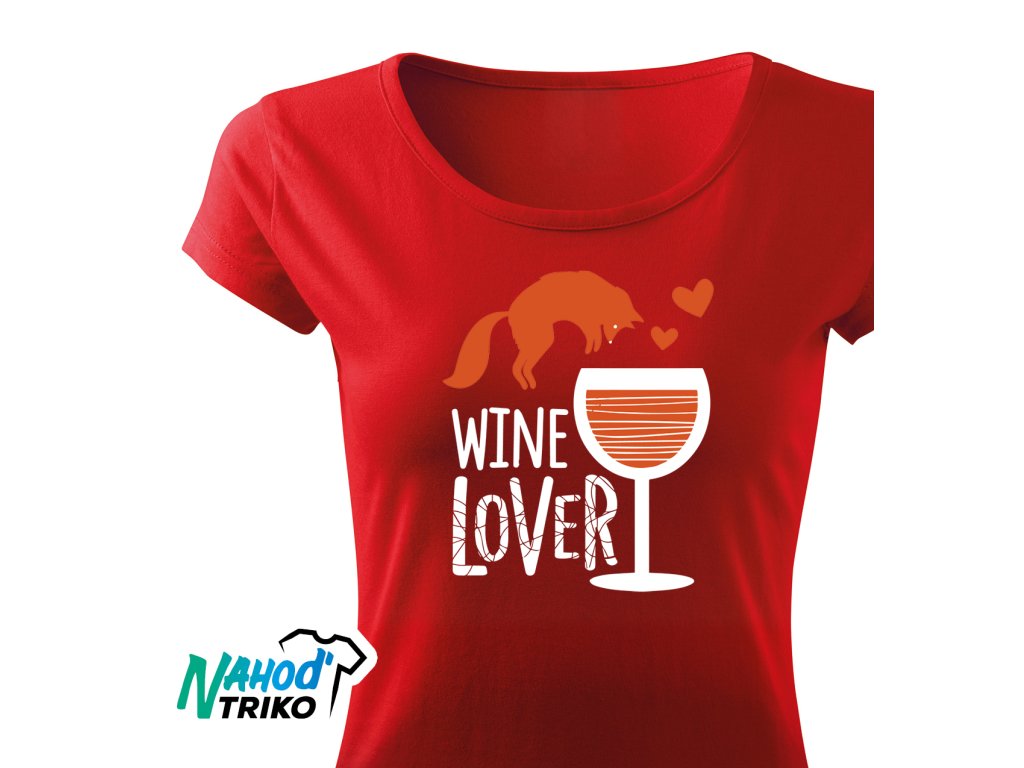 Tričko dámské Classic Wine Lover