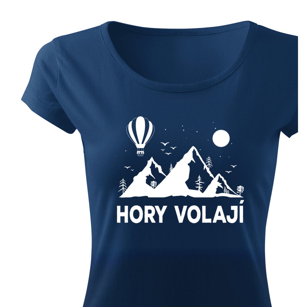 Tričko dámské Classic | Hory volají