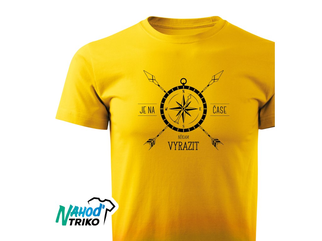 Tričko pánské Comfort Je na čase někam vyrazit