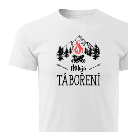Tričko pánské Classic  |  Miluju táboření