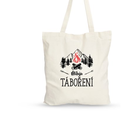 Taška přírodní  |  Miluju táboření