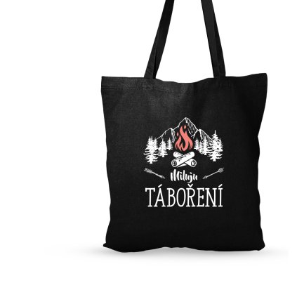Taška černá  |  Miluju táboření