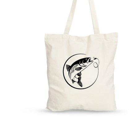 Taška přírodní  |  Pstruh s háčkem