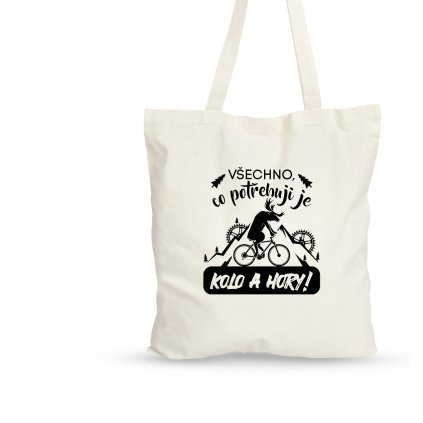 Taška přírodní  |  Všechno, co potřebuji je kolo a hory