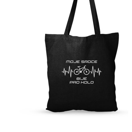 Taška černá  |  Moje srdce bije pro kolo