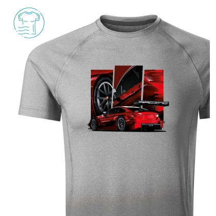 Funkční tričko pánské Sport  |  BMW Racing  (Barva - Tričko Sport pánské Bílá, Velikost 2XL)