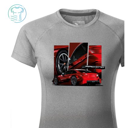 Funkční tričko dámské Sport  |  BMW Racing  (Barva – Tričko Sport dámské Bílá, Velikost 2XL)